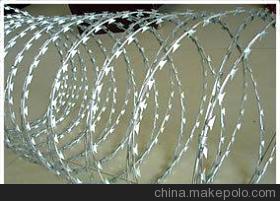 【生產優質涂塑刀片刺繩】價格,廠家,圖片,金屬網,河北星強金屬絲網制品-