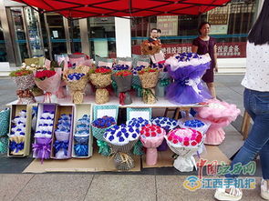 上饒七夕佳節(jié)鮮花配女友，禮品花卉銷(xiāo)售火爆，服裝餐飲等行業(yè)各顯神通